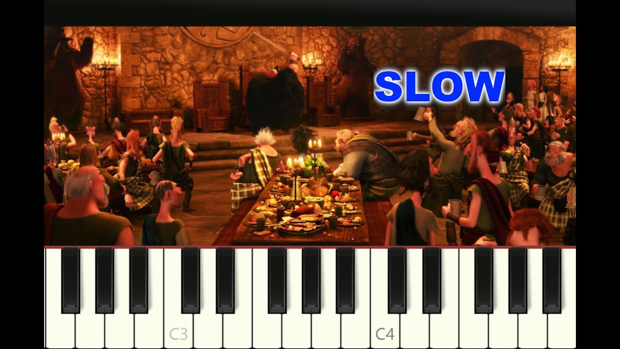 SLOW piano tutorial 