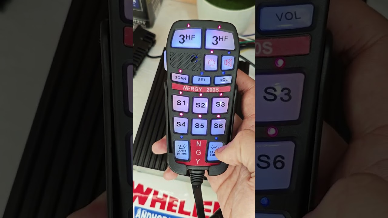 SETTING SIRINE HANDHELD NERGY 200S