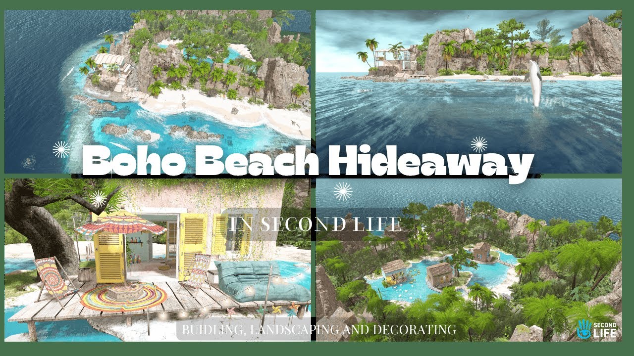 Boho Beach Hideway  in Second Life - Youtube
