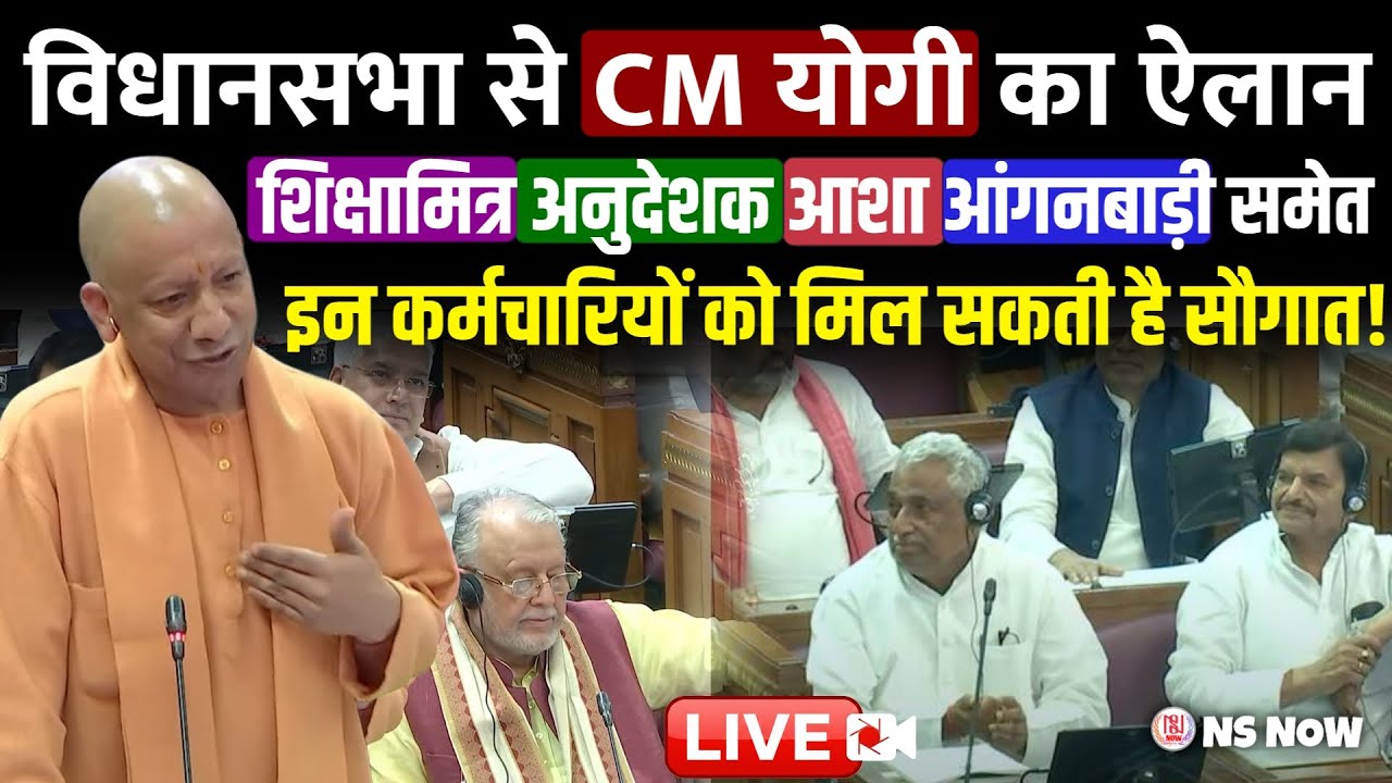 LIVE: Vidhansabha में अंतिम दिन CM Yogi Adityanath का Speech | योगी करेंगे बड़ा ऐलान | NS NOW