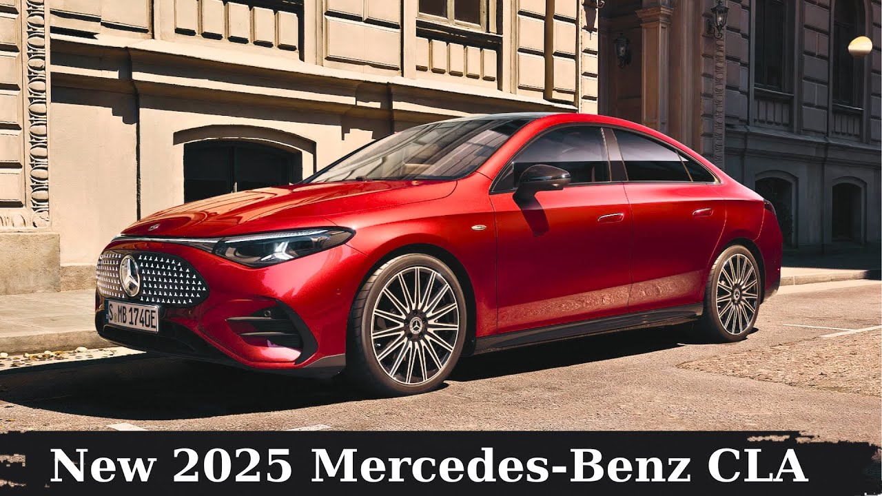 Новый Mercedes Benz CLA 2025 года — лучший интерьер купе класса люкс следующего поколения