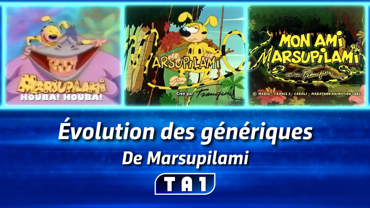 Évolution des génériques de Marsupilami