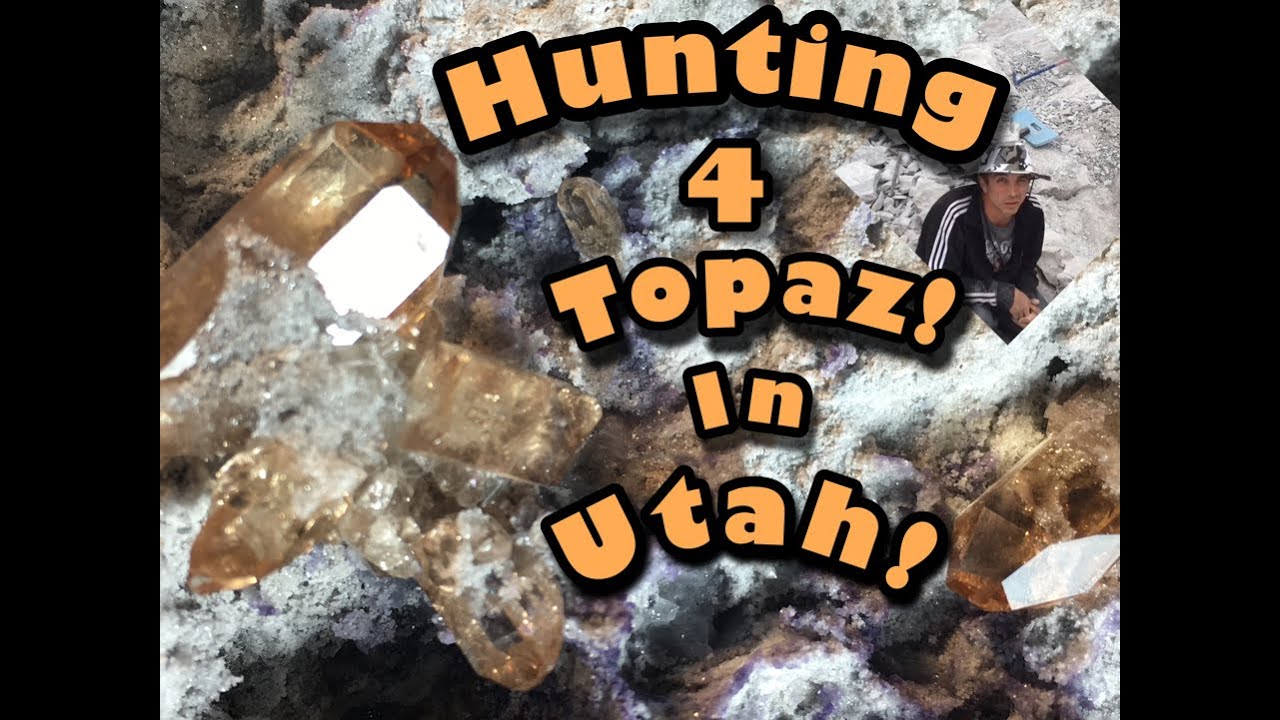 Amazing topaz specimens found @ Topaz Mountain Adventures in Delta, Utah - America Ep 5 - 5/6/2016