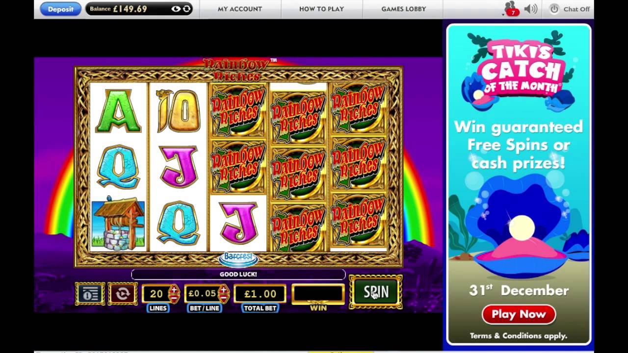 Sandwell mobiles jackpotjoy Rainbow Riches £1 a spin