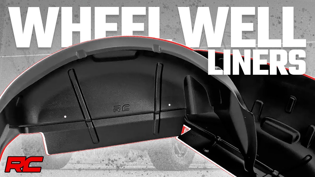 Wheel Well Liners - Improve the look and add protection to your wheel wells.