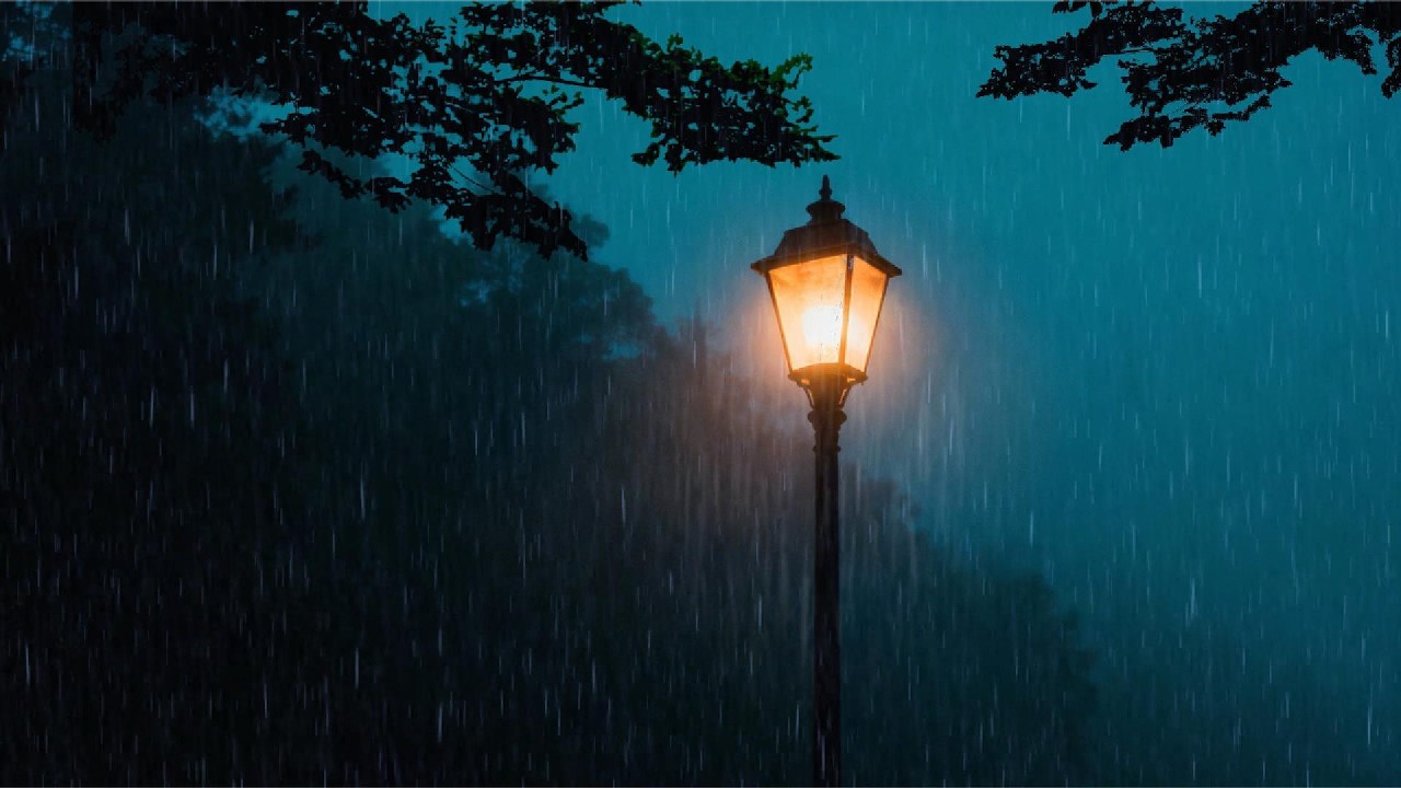 Gentle Rain Sounds for Calm Minds | Dark, Quiet Ambience