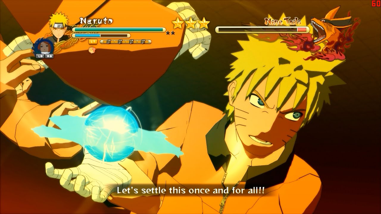 Naruto Ultimate Ninja Storm 3 PC 2016 Mod - Pre Gaiden Naruto vs Kurama Boss Fight Gameplay
