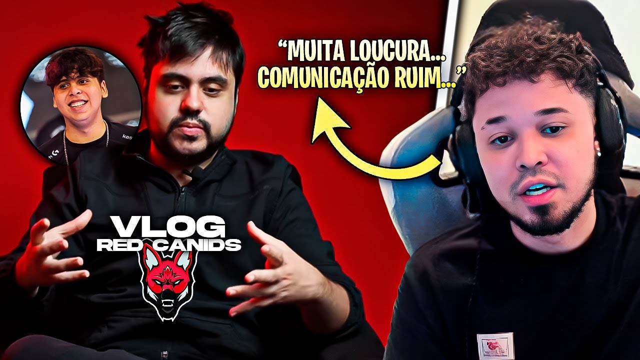 A RED TÁ MAIS ESQUISITA QUE O NORMAL! TitaN reagindo ao VLOG DA RED