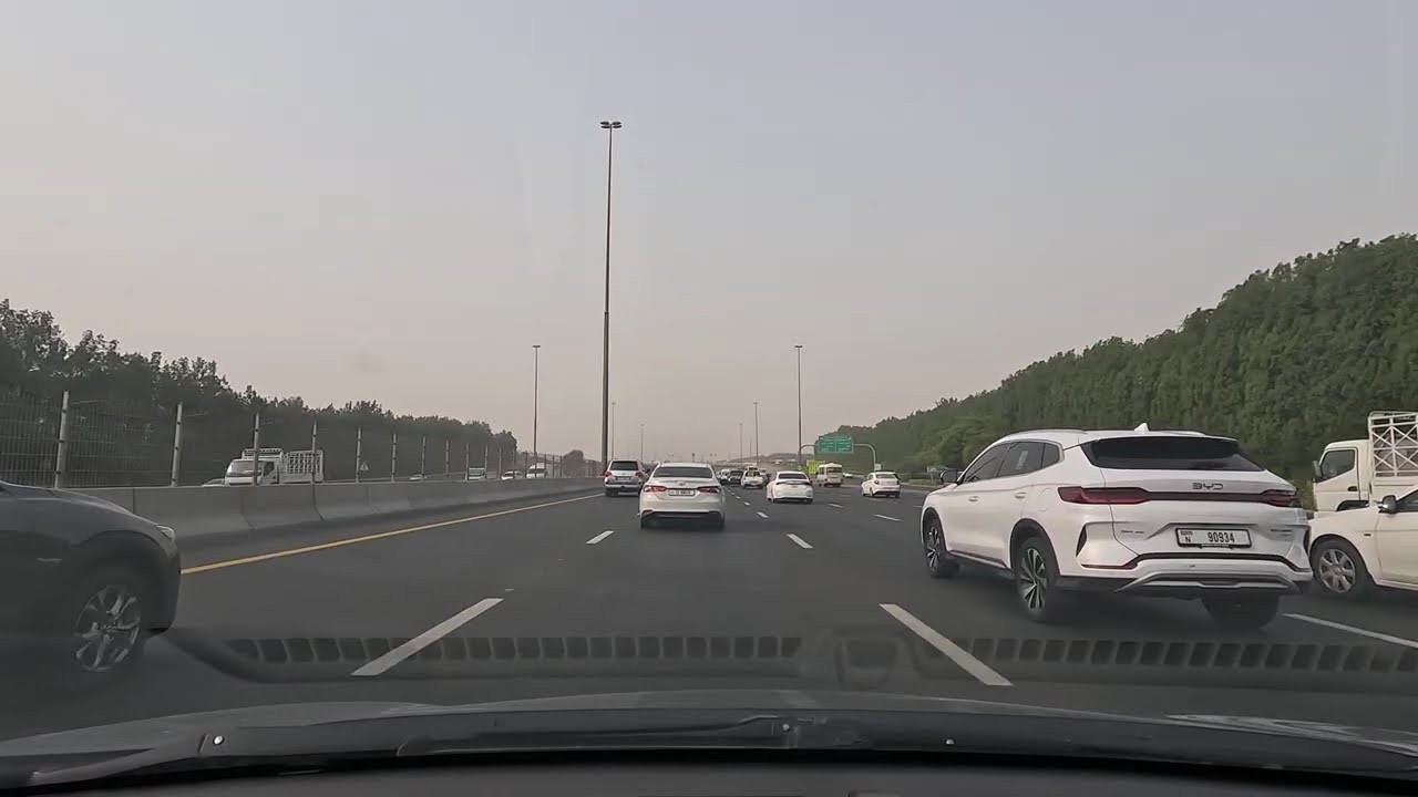 Ajman to Dubai Drive | UAE Highway Road Trip | 4K Driving Tour #ajman #dubai #travel 