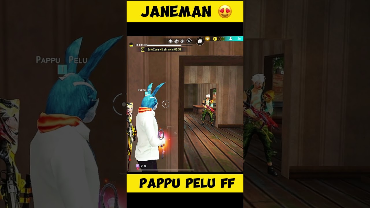 Janeman muh Delkhao 😂 freefire funny video #pappupeluff #freefirefunny #freefiremax #pappubhai