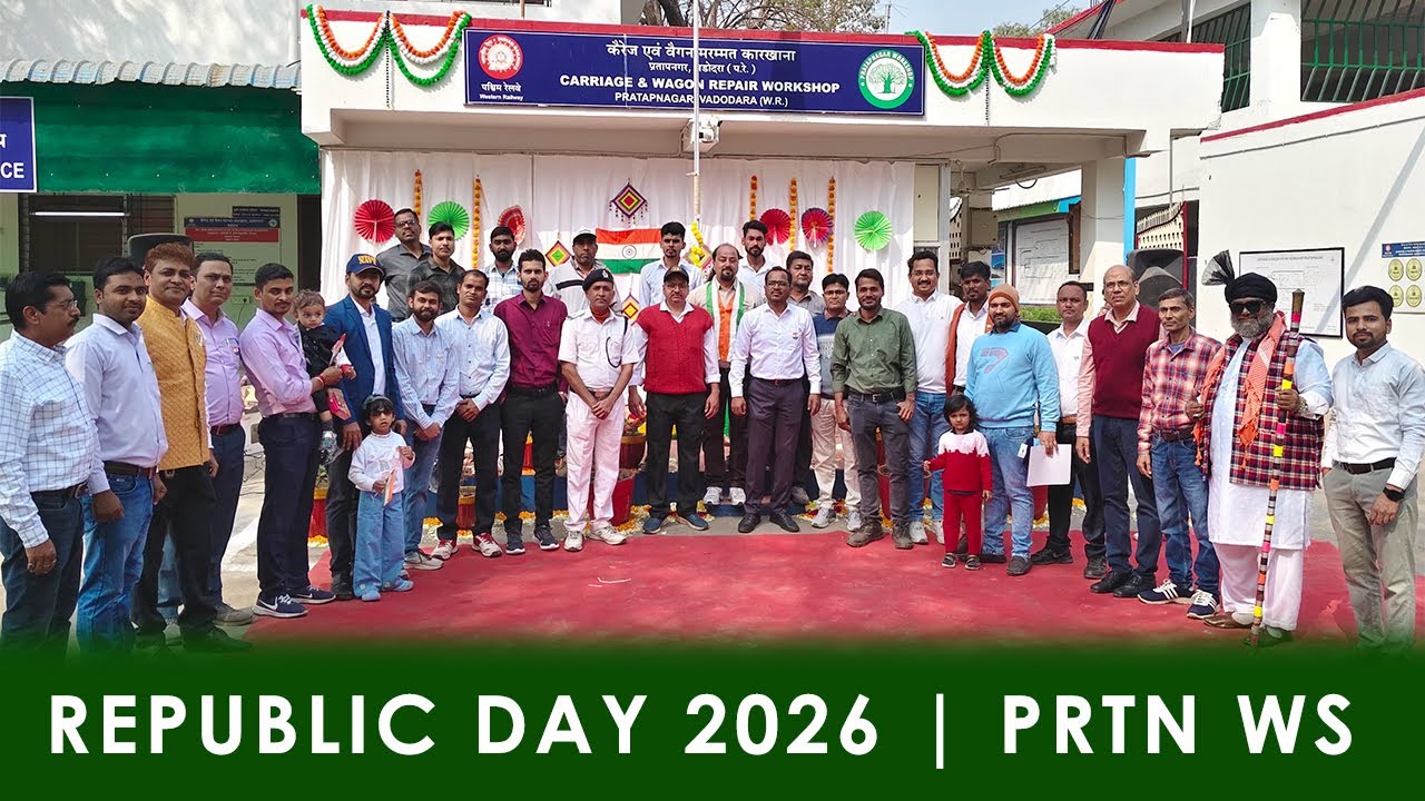 Republic Day Celebration | 26.01.26 | Pratapnagar Workshop | Western Railway