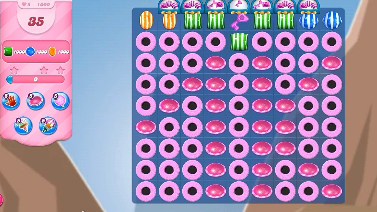 Candy crush saga level 1000 | Coconut wheel UFO party ||Candy crush saga