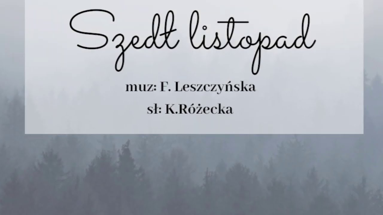 Szedł listopad | Piosenka jesienna | MuzyKat