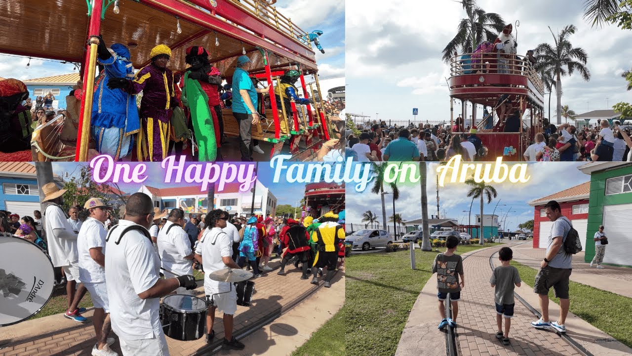 Vlog #38: Intocht van Sinterklaas op ARUBA 🌴🥁 | Tropische sfeer & brassband!
