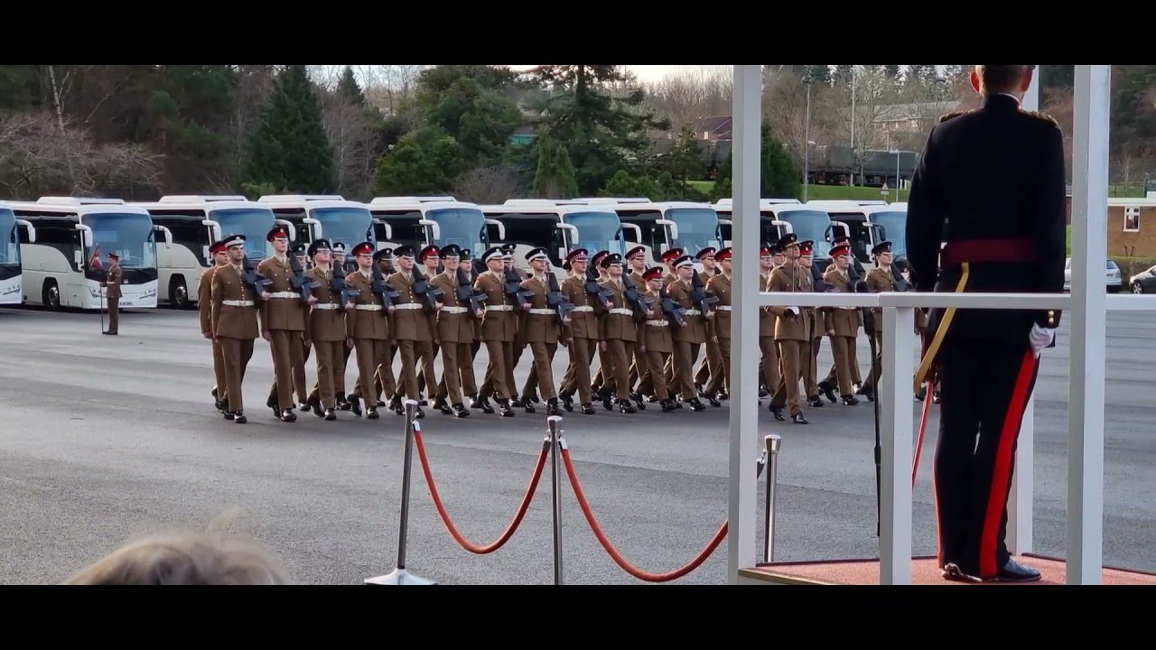 25 Platoon Guards Training Company Pass Out Parade- ITC Catterick 15 Dec 2021