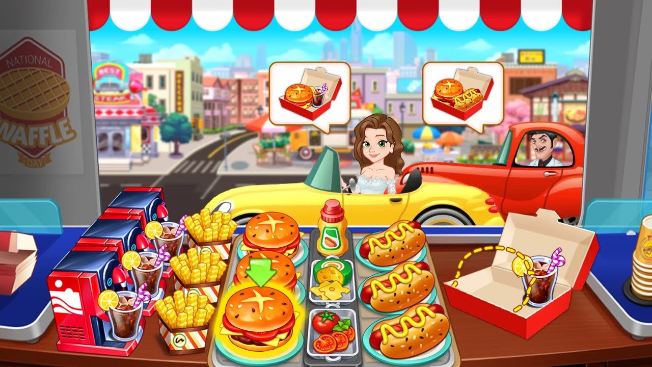 Crazy Diner Gameplay (by Smart Fun Casual Games) | Fast Food Shop Game