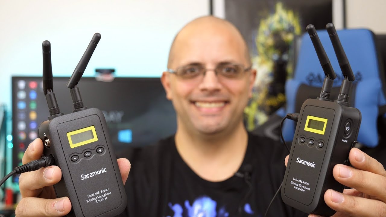 Saramonic 5.8GHz Wireless Lavalier Microphone System VmicLink5 3 Transmitters & 1 Receiver Review