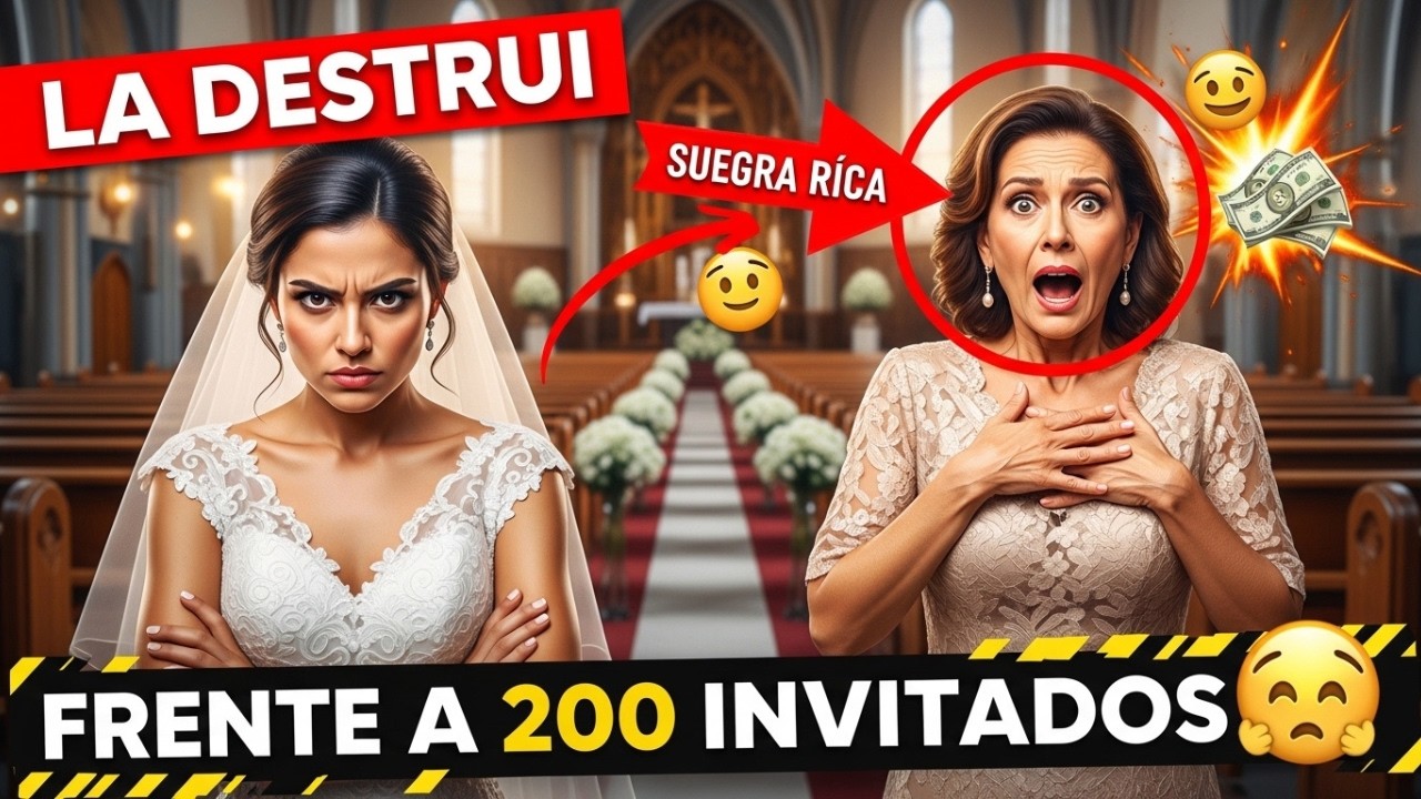 Mi SUEGRA RICA humilló a mis PADRES POBRES el día de mi BODA... La DESTRUÍ frente a 200 INVITADOS