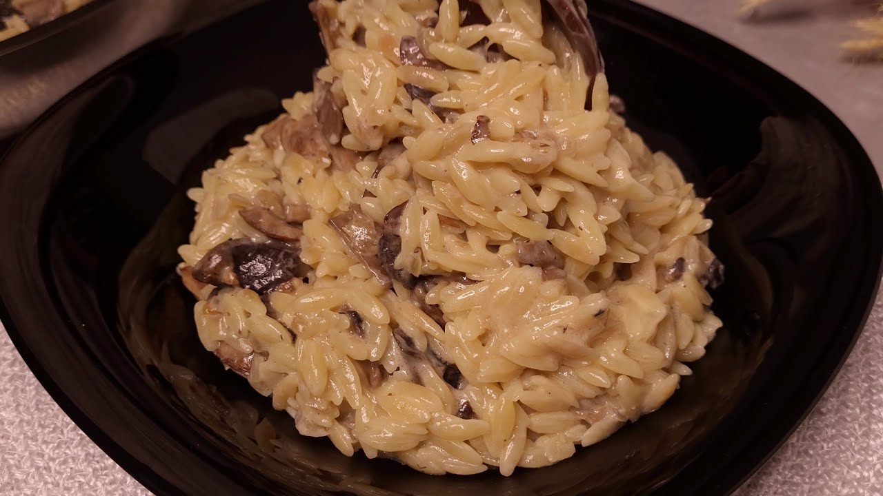 РІЗОНІ з Грибами у ВЕРШКОВОМУ Соусі😋 Простий РЕЦЕПТ на Обід чи Вечерю
