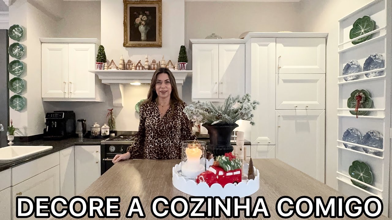 DECORE A COZINHA COMIGO PARA O NATAL - DICAS DE DECORAÇÃO NATALINA 