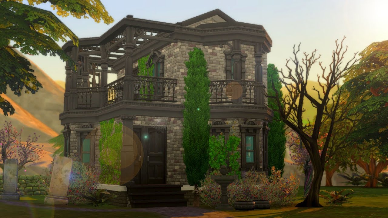 Vampire Tiny House // Sims 4 Speed Build