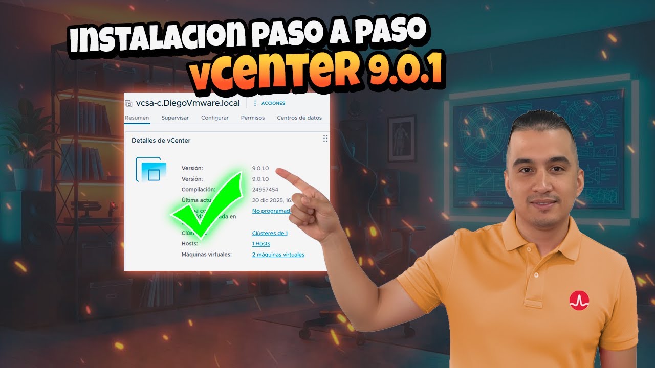 Instalación y Configuración vCenter 9.0.1 | Guía Desde Cero (Paso a Paso)