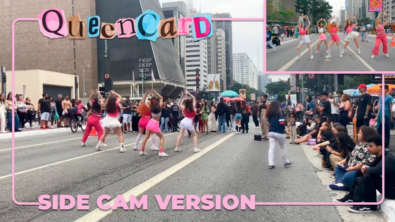 [KPOP IN PUBLIC | SIDE CAM] G-IDLE '(여자)아이들' - Queencard (퀸카) dance cover by Chimera from Brazil