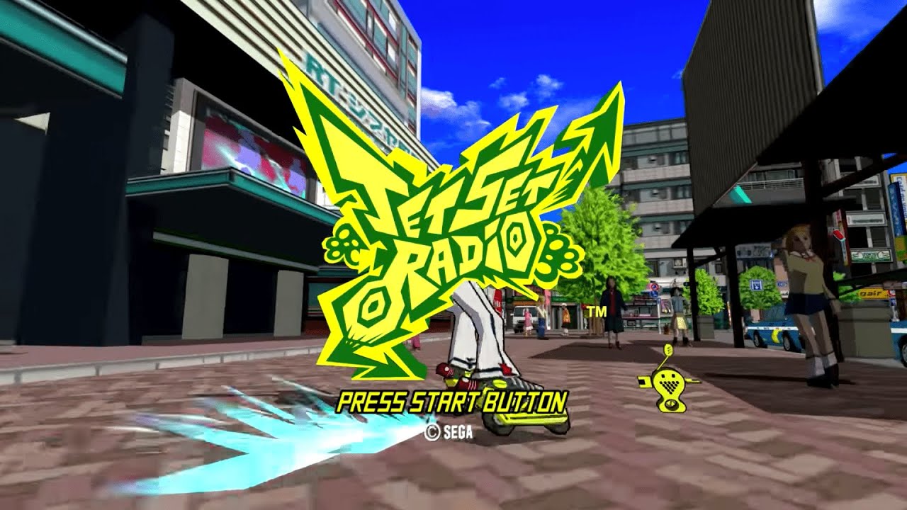 Jet Set Radio Menu Screen