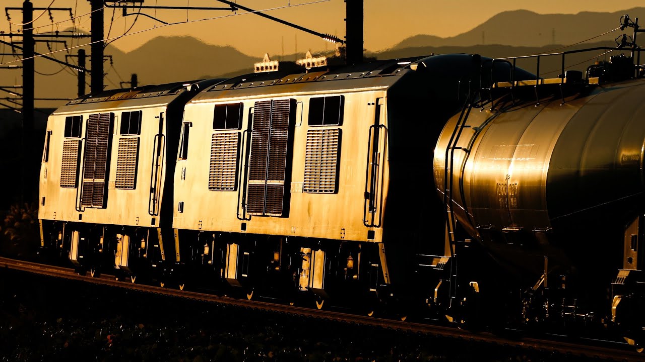 側面がギラギラ！DF200 重連 8075レ