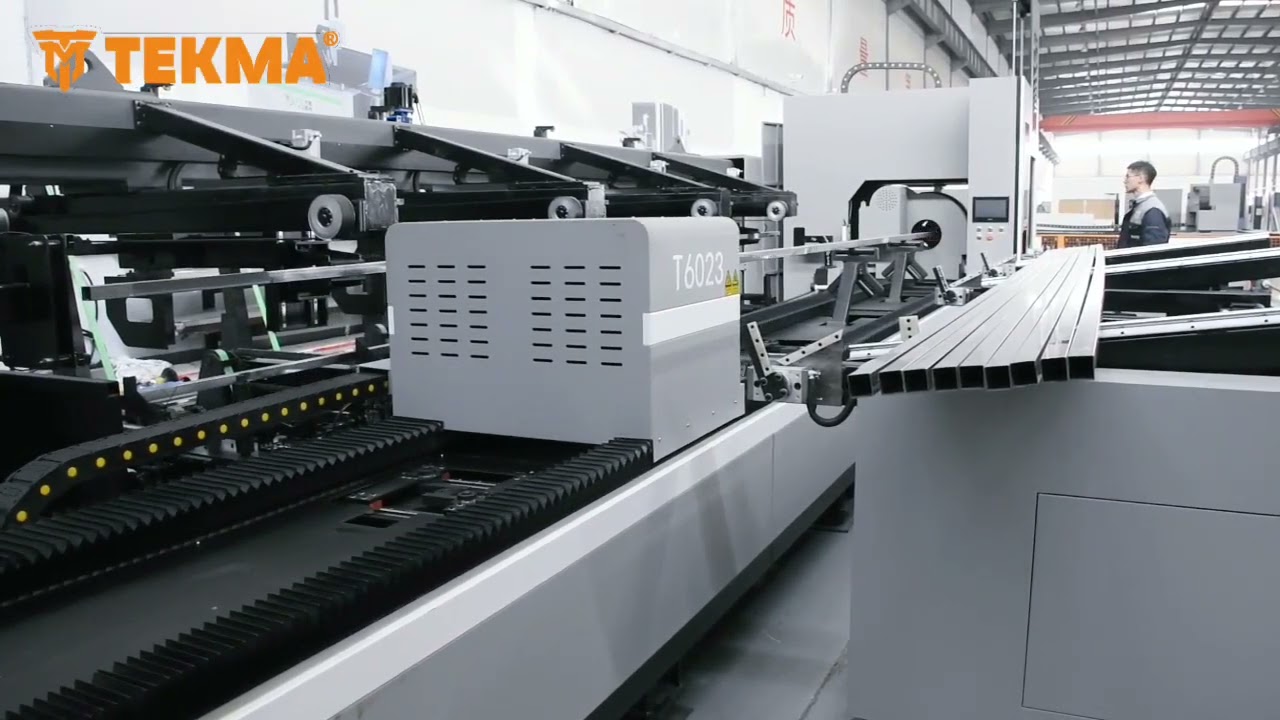 TEKMA Fully Automated Tube Fiber Laser Cutting