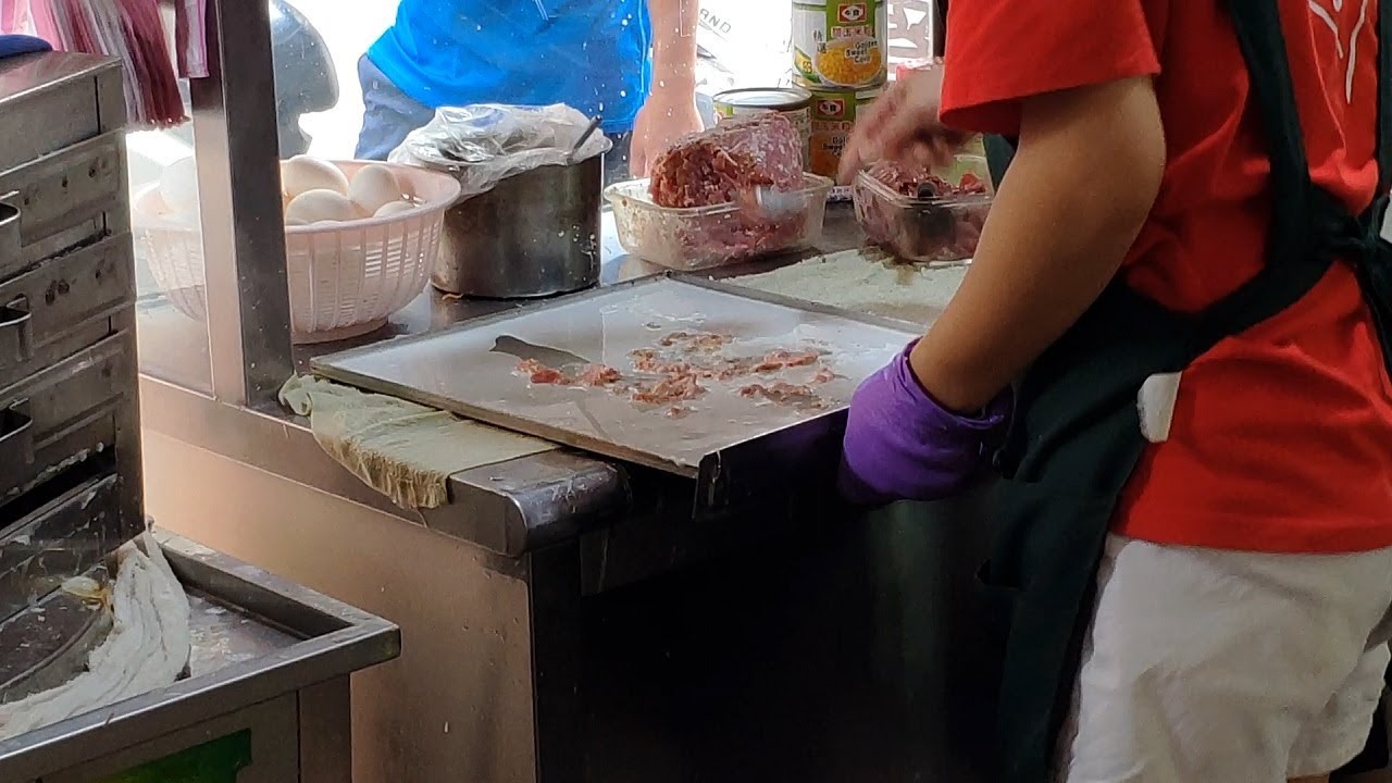 廣東腸粉—台灣街頭小吃.桃園  Rice Noodle Roll Taiwan street food