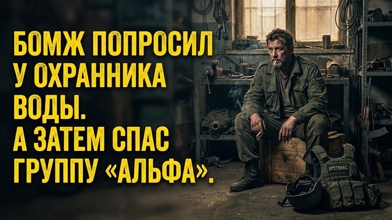 Он выглядел как бродяга и просил воды. Спецназ «Альфа» отдал ему честь, увидев татуировку