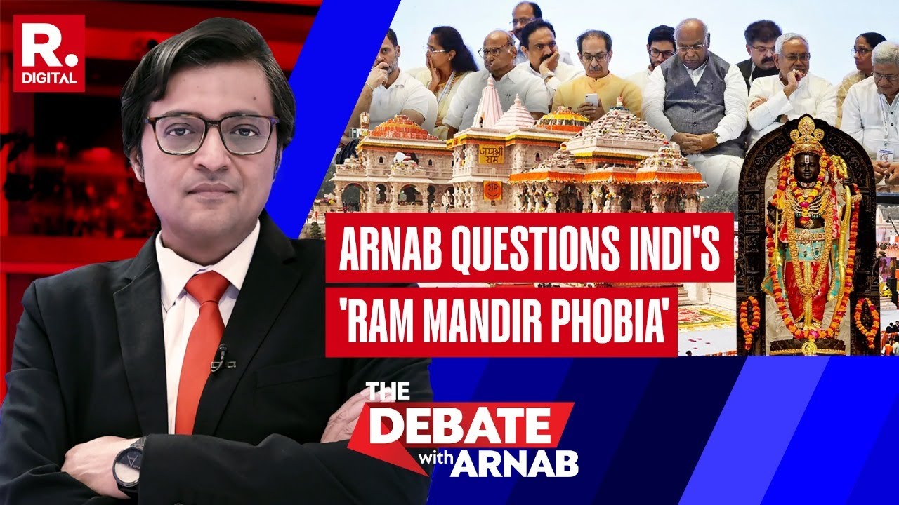 Muslim Appeasement Is Not Secularism: Arnab On INDI Avoiding Ram Mandir | Debate With Arnab