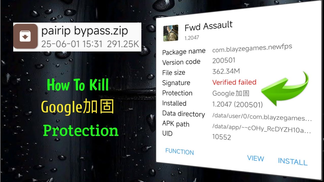 How to kill Google Pairip Protection From Game | Remove Signature Varification From Game.