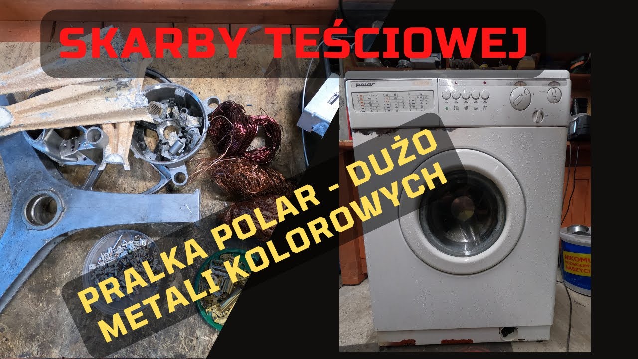 Skarby Teściowej #6 | Rozbieram starą pralkę | Miłe zaskoczenie