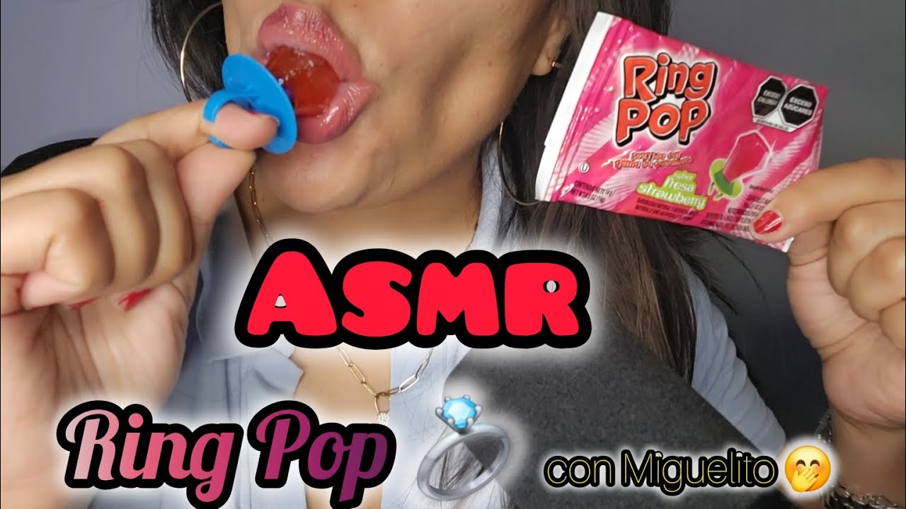 ASMR | Ring Pop| Caramelo| sonidos relajantes #asmrsounds 