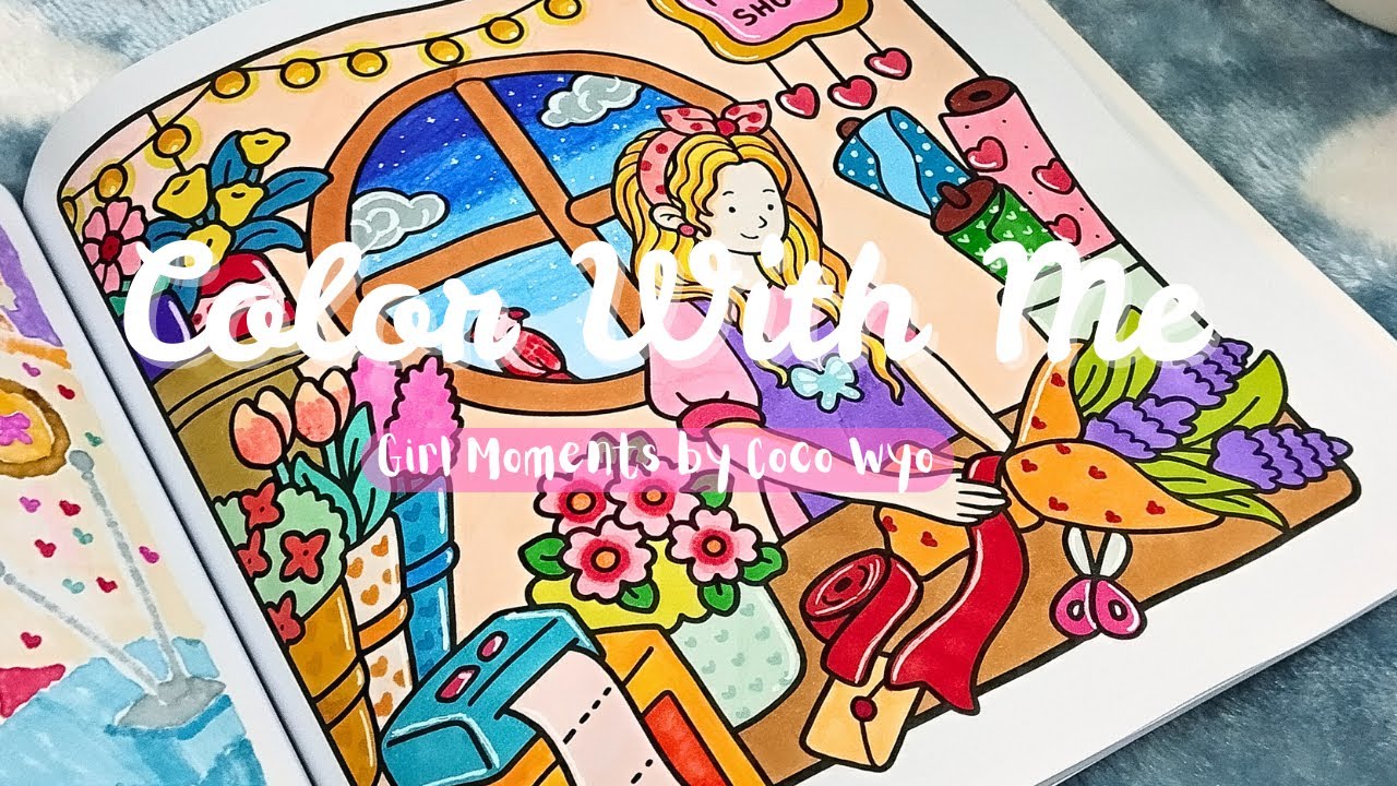 Color With Me - Girl Moments by Coco Wyo - Flower Shop