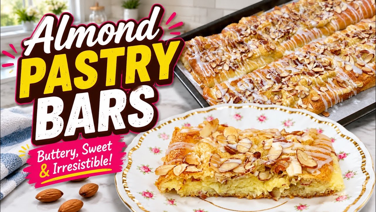 Almond Pastry Bars - The Sweetest Episode Yet!