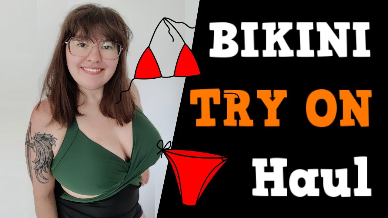Bikini Try on Fashion Haul | große Brüste
