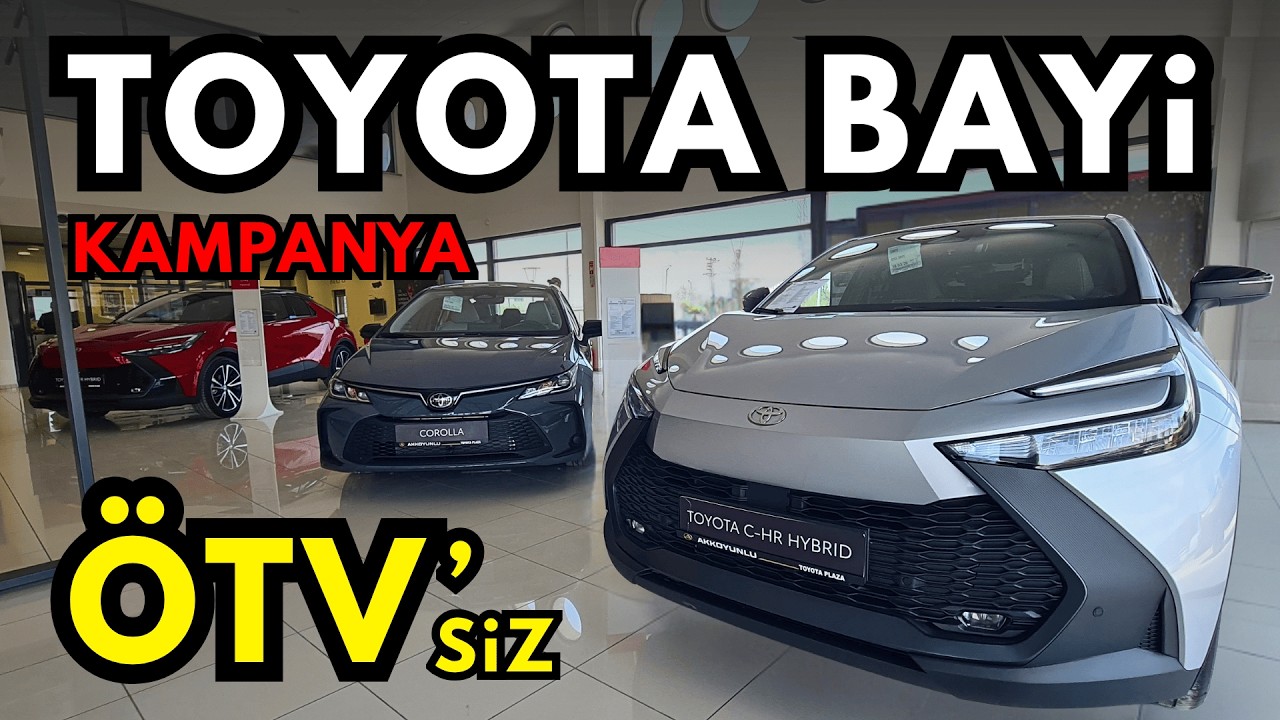 &Ouml;TV&rsquo;siz Toyota Alacaklar Dikkat! | Corolla & C-HR Nisan 2026 Fiyatları + Bayi İncelemesi | 4K