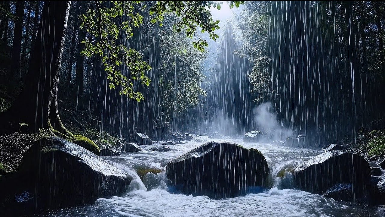 Peaceful Rain Sounds for Sleeping | Natural Rain Noise for Relaxation & Calm