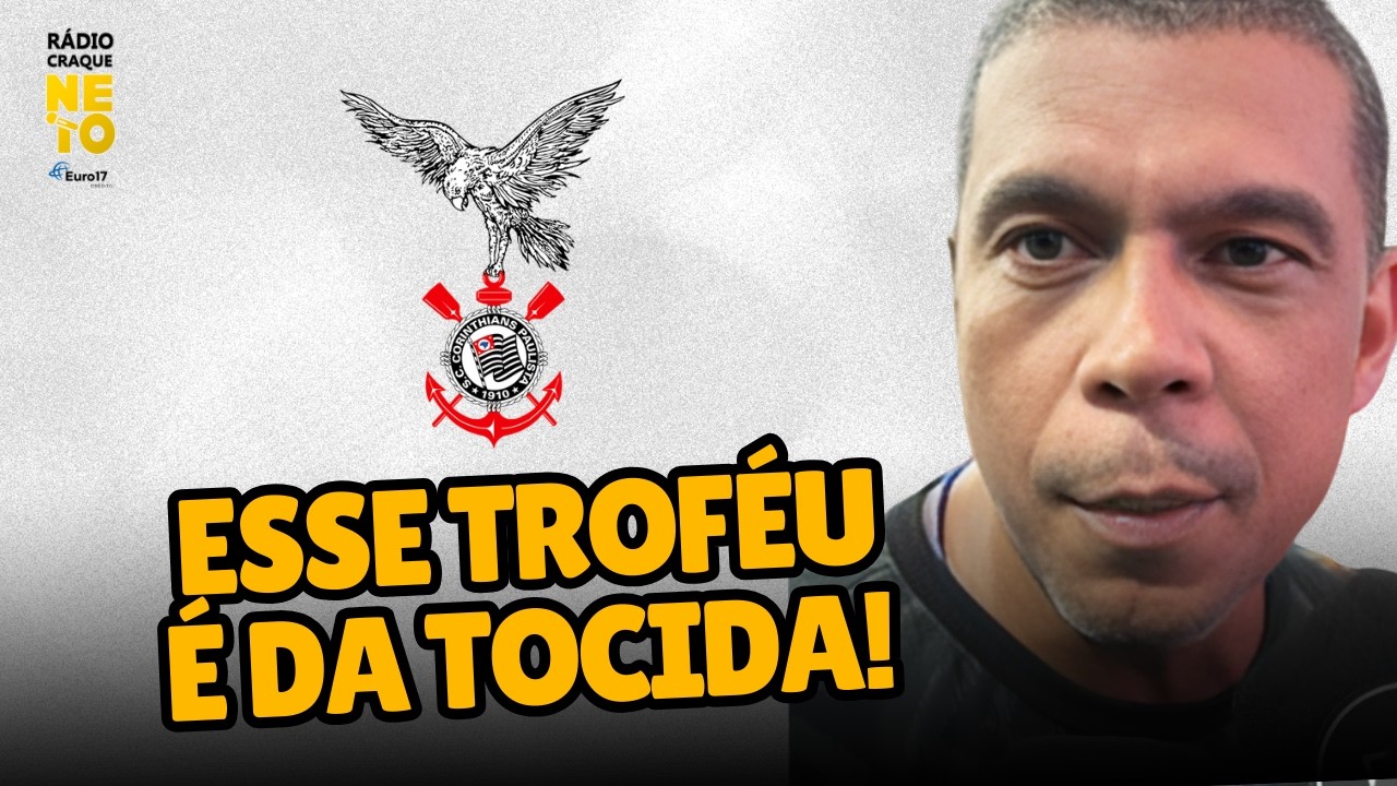 GAVIÕES VICE-CAMPEÃ -  PRESIDENTE FALA COM A TAÇA E PROJETA TÍTULO PARA 2027