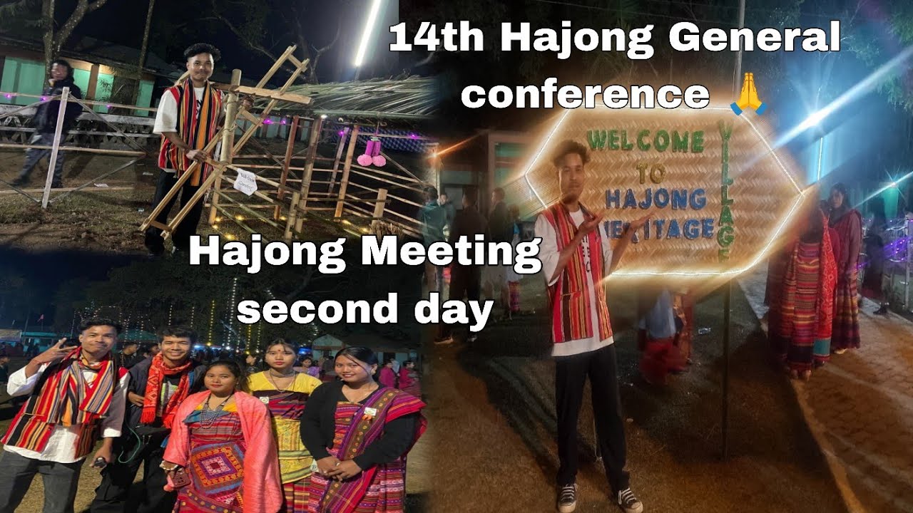 || 14th Hajong General conference 🙏 ||Hajong meeting... Zekabari village || South west Garo hills ||