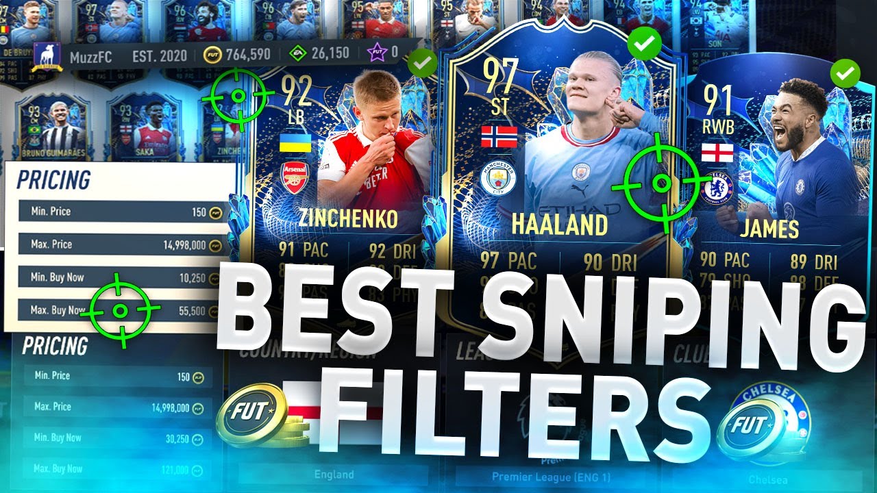 How to Make 200k Coins FAST?! 🤔 (FIFA 23 BEST SNIPING FILTERS)
