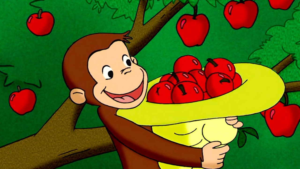 リンゴ狩りおさる 🐵 おさるのジョージ