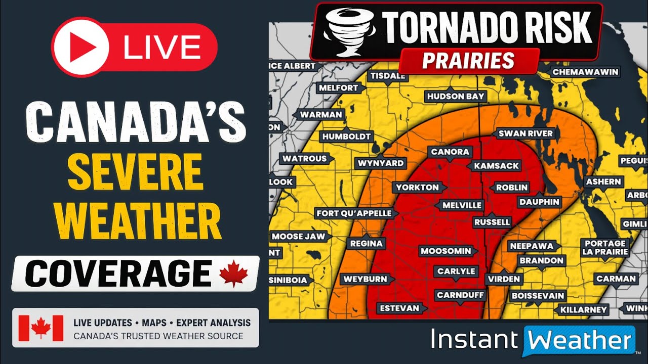 🔴 LIVE | ⚡️ Canada's Severe Weather Coverage: Ontario & Prairies  (Sat, Jun. 6, 2026)
