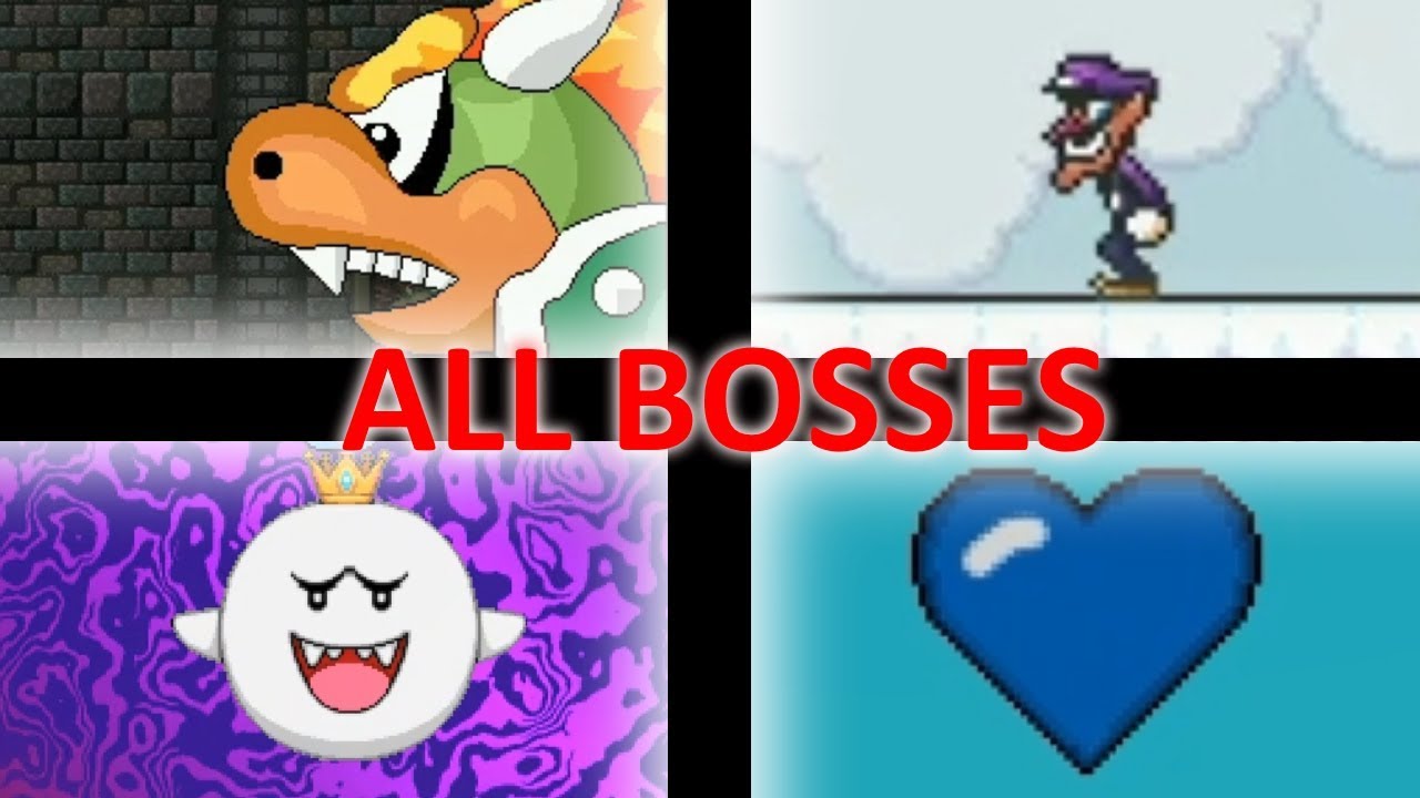 [SMBX] All Boss Battles + Secret Boss - Mario & Luigi's Marathon (SMBX 1.3.0.1)