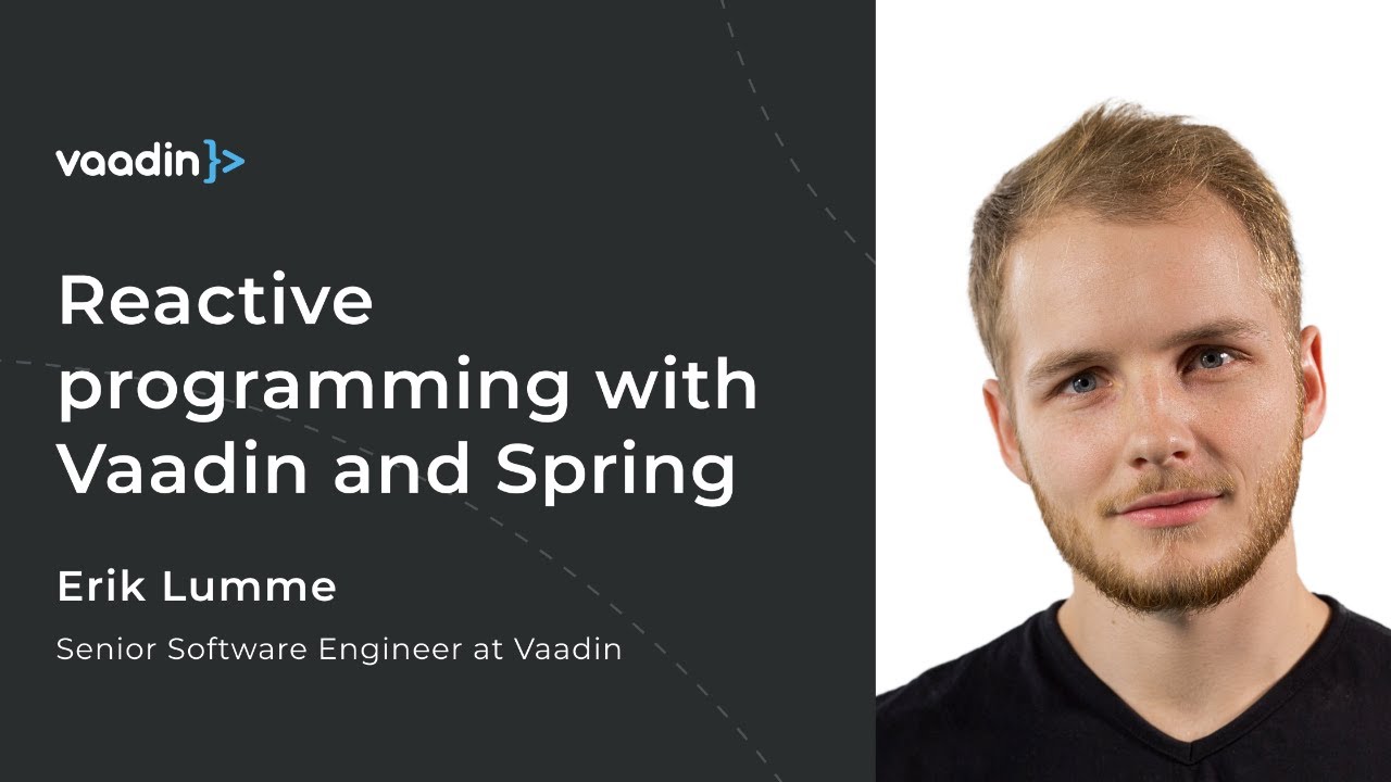 Вебинар: Реактивное программирование с Vaadin и Spring