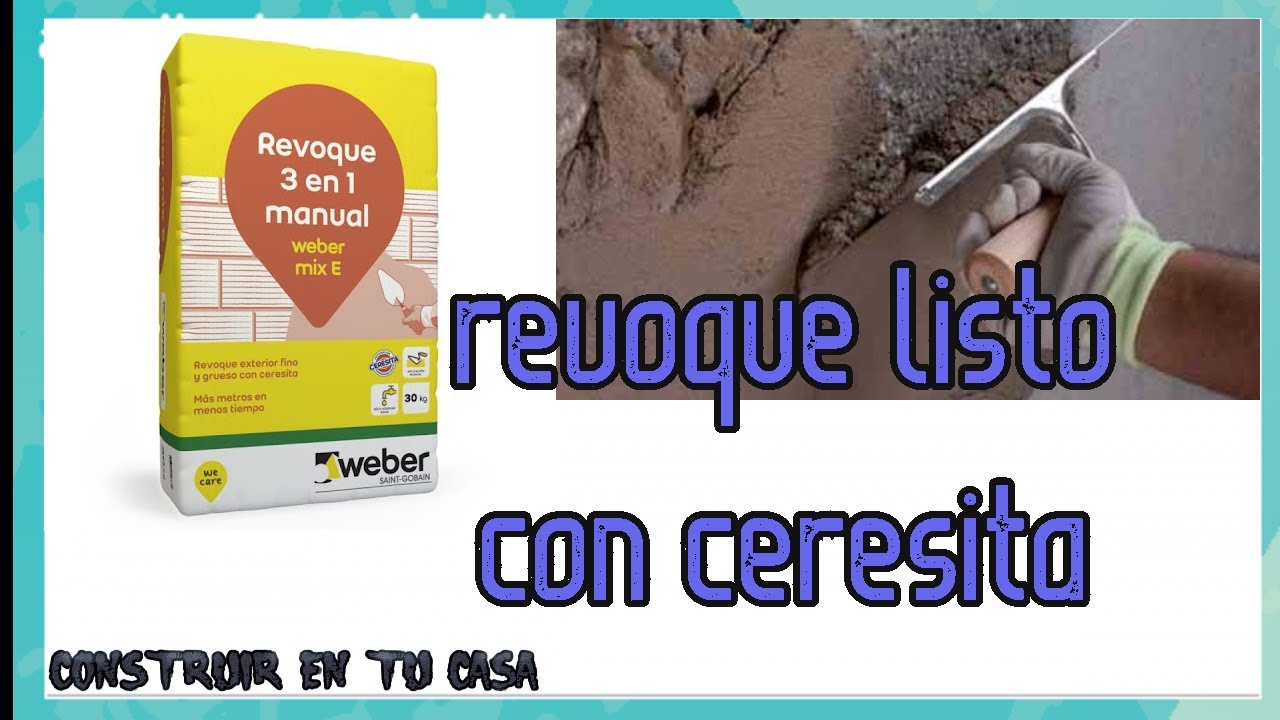 revoque 3 en 1 CERESITA /GRUESO /FINO la solución final??