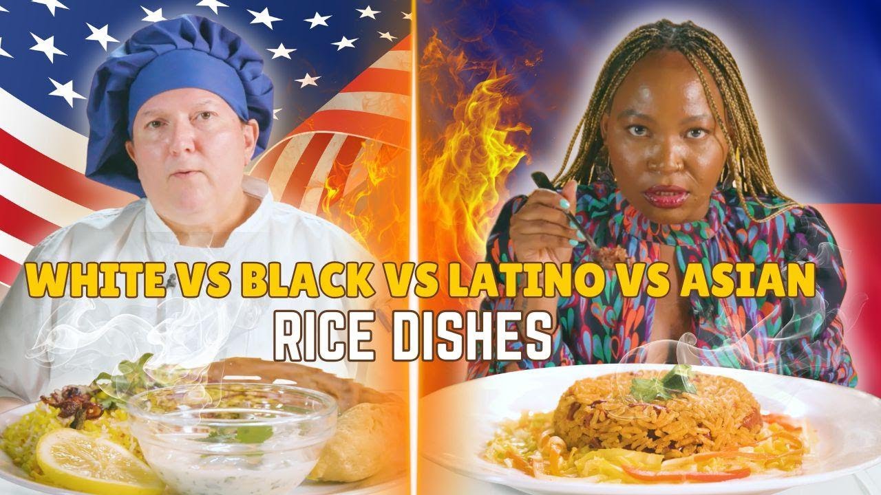 White vs Black vs Latino vs Asian: We Try Each Other's Rice Dishes ⎹ Taste Wars